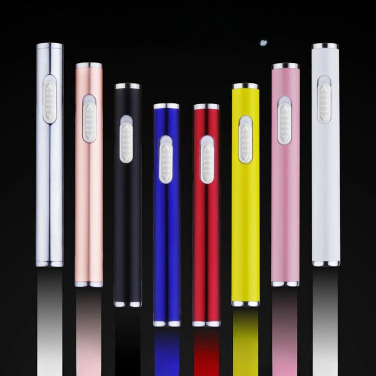 Mini-Zylinderstreifen, elektronisches Wolframdraht-Feuerzeug, USB wiederaufladbar, flammenlose Feuerzeuge, intelligente Fingerabdruck-Zündung als Geschenk