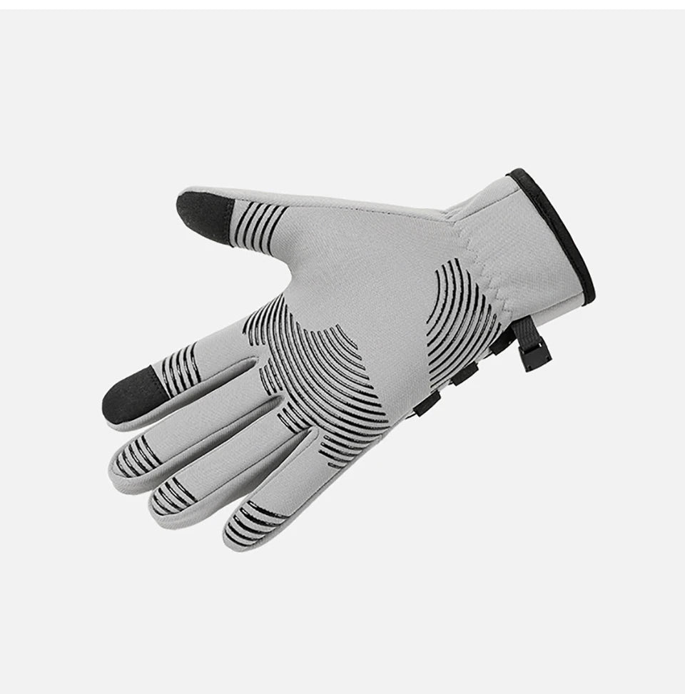 GTUBIKE 1 Paar Winter-Fahrradhandschuhe, warm, wasserdicht, winddicht, Unisex, mit Touchscreen für Outdoor-Reiten, Skifahren, Laufen, Fahrrad