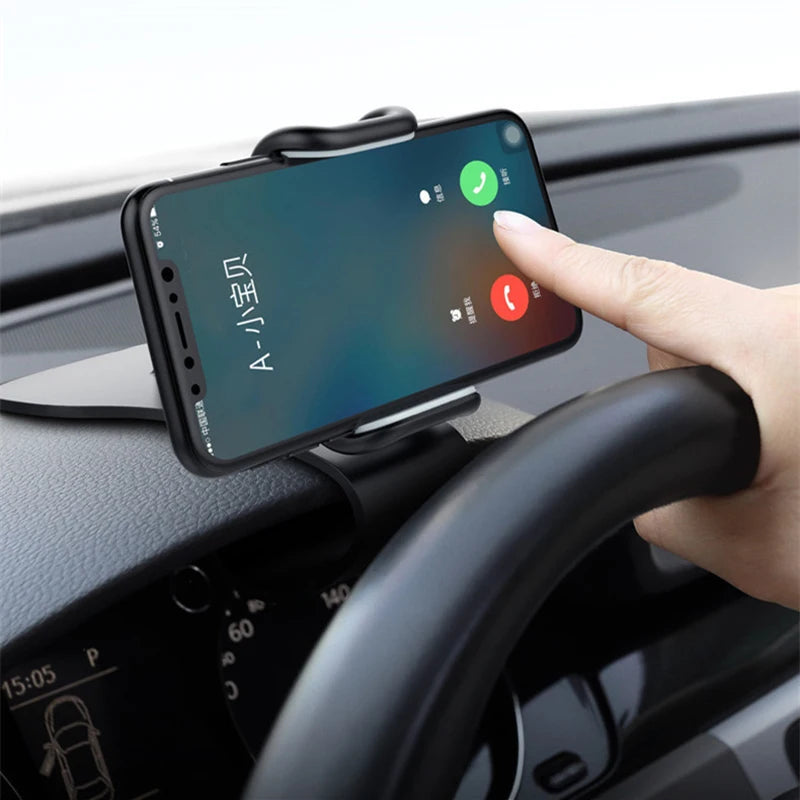 360° drehbarer Autotelefonhalter, universeller Handy-Ständer, Auto-Rack, Armaturenbrett-Unterstützung für Auto-Grip, feste Halterung für Mobiltelefone