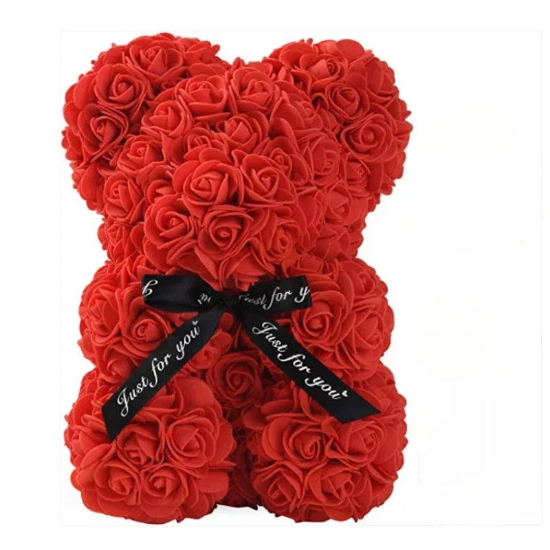 2025, neue künstliche Blume, ewige Rose, Teddybär für Mama, Muttertag, Geburtstag, Valentinstag, Jahrestag, Geschenke und Dekorationen