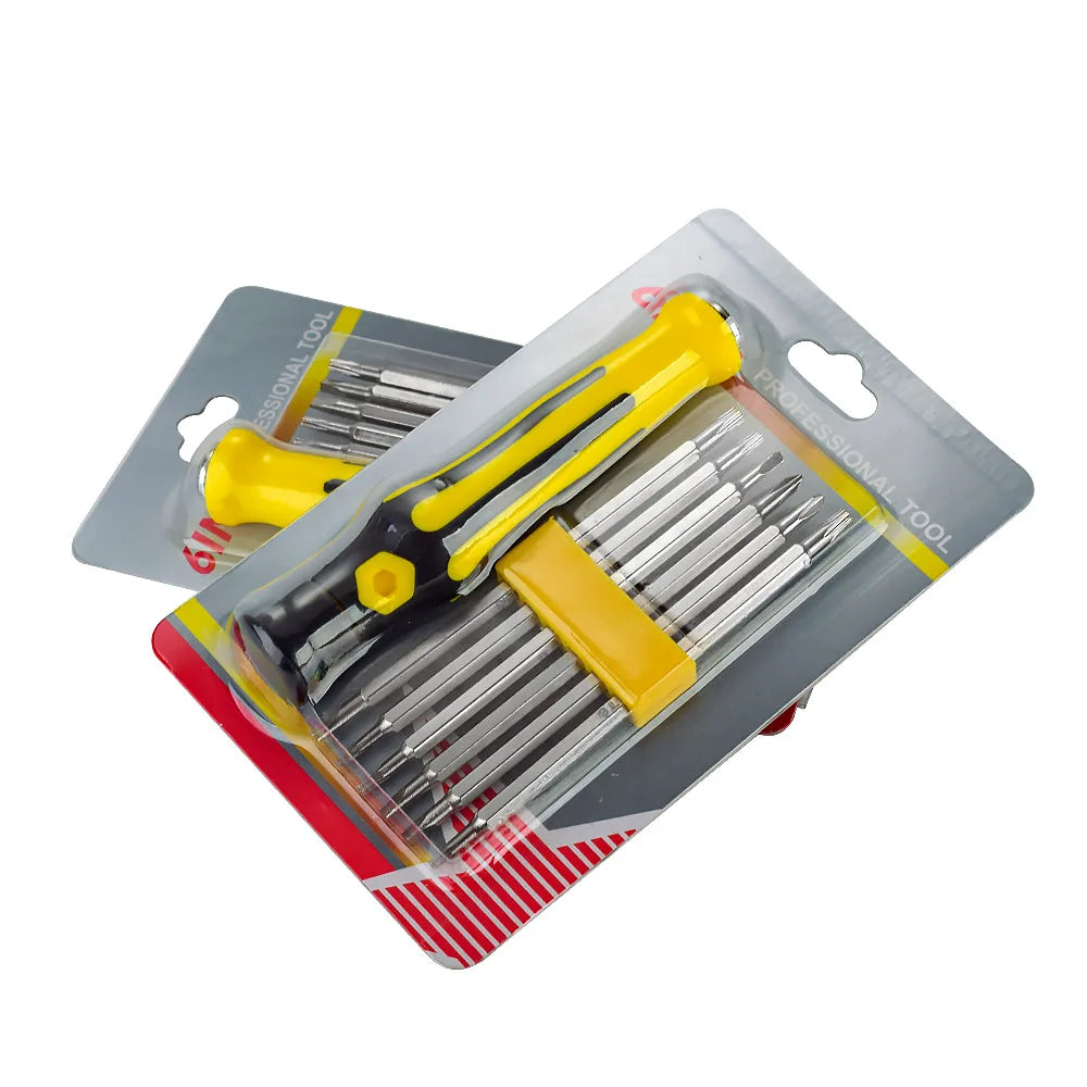 12 In 1 Schraubendreher-set Manipulationssicheren Magnetischen Schraubendreher Bit Hex Torx-schraubendreher Kopf Flache Reparatur Präzision Isolierte Hand Werkzeug