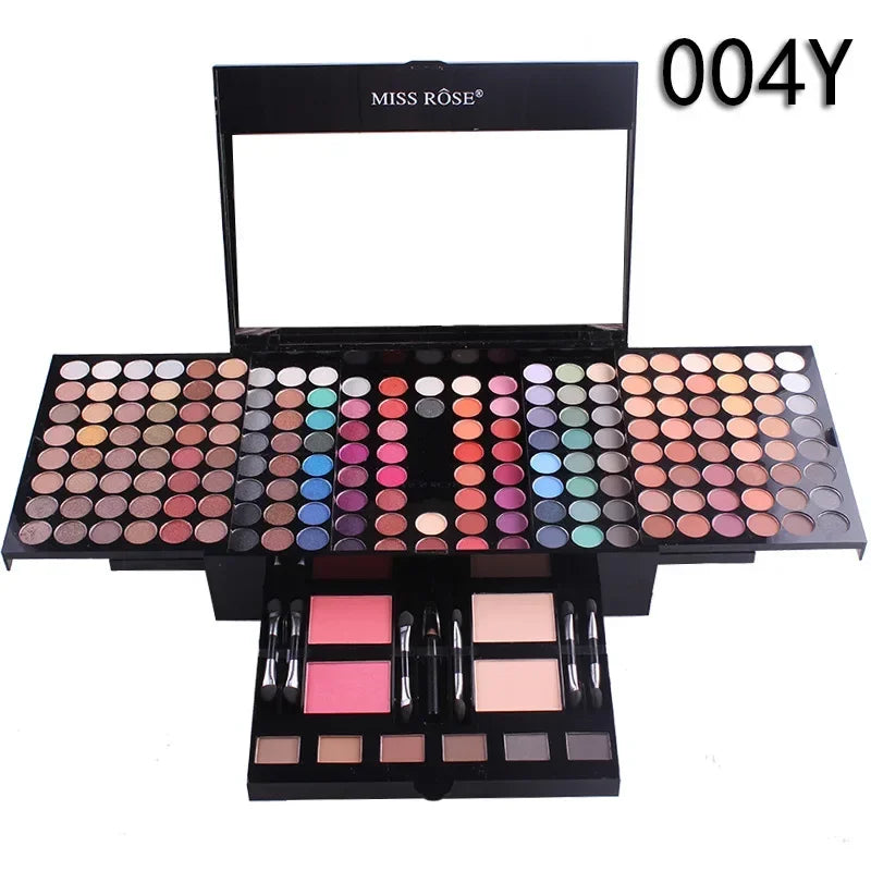 180 Farben Make-up-Palette Geschenk Lidschatten Puder erröten Lippenstift Kosmetik Kit Augen primer leuchtende Lidschatten-Palette Make-up-Set