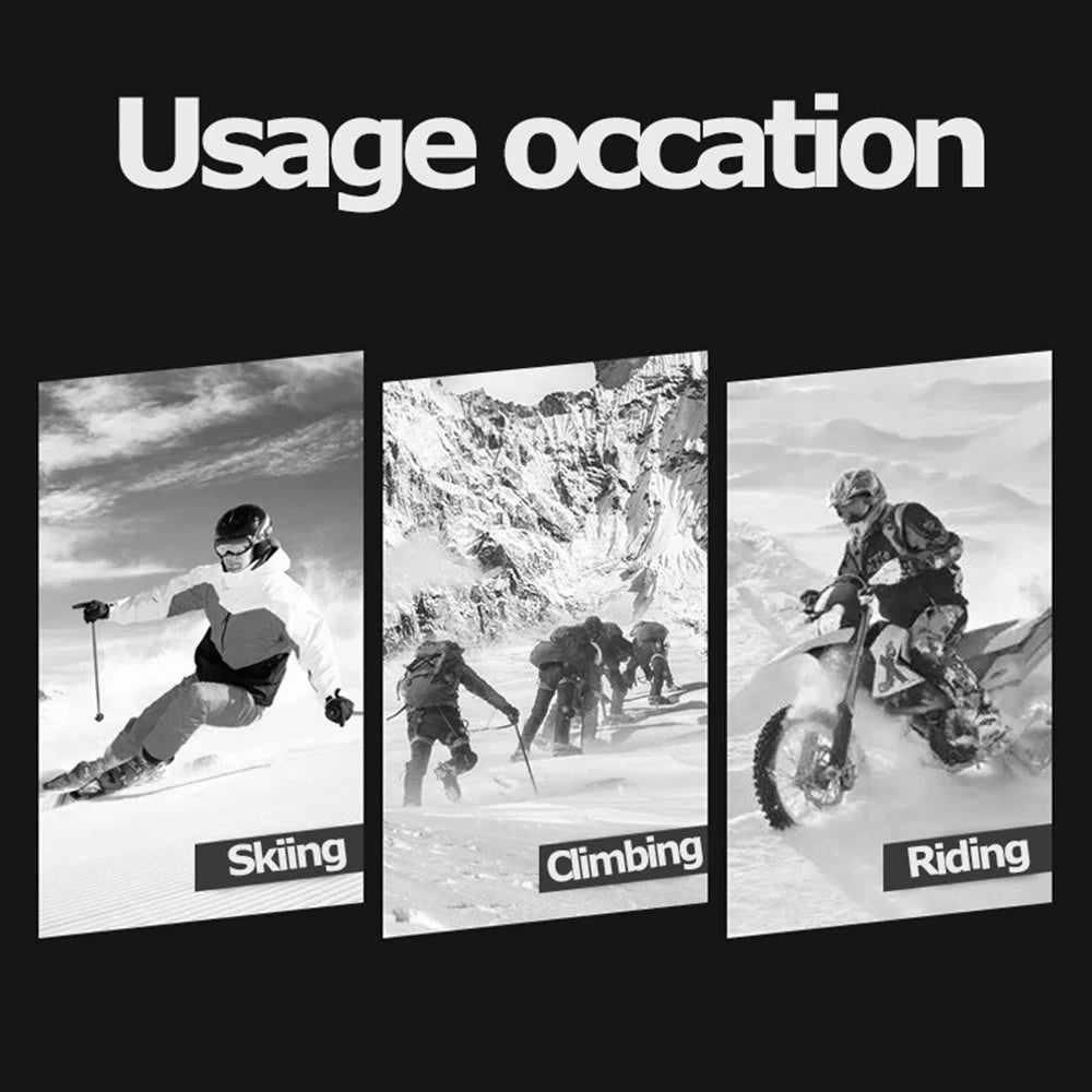 Winddichte warme Handschuhe für den Winter, rutschfest, Silikon-Touchscreen, Vollfinger, kältebeständig, für Fahrrad, Radfahren, Touchscreen, Sporthandschuhe