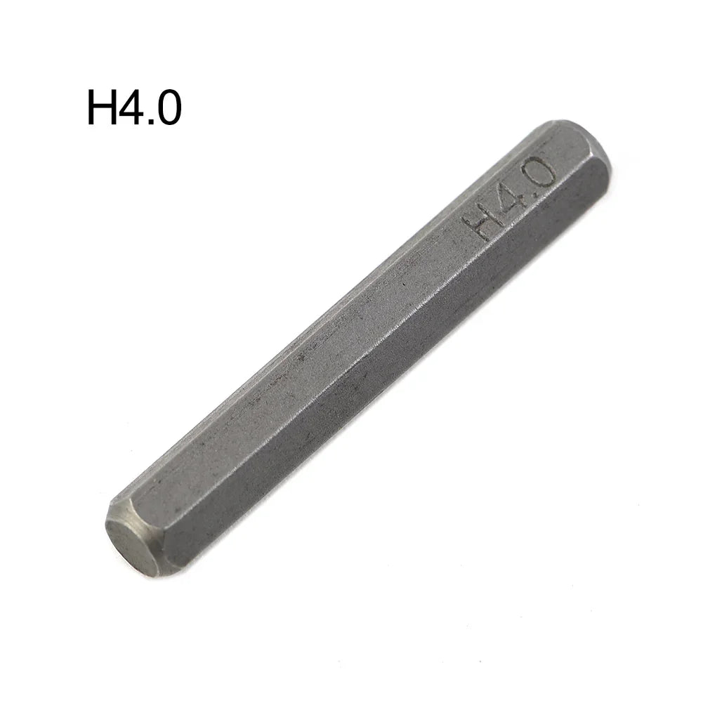 Haushaltsgeräte, Schraubendreher-Bit, Elektrowerkzeuge, kleiner Sechskant, 28 mm Länge, H0,7, H0,9, H1,5, H428 mm, hochfester Stahl