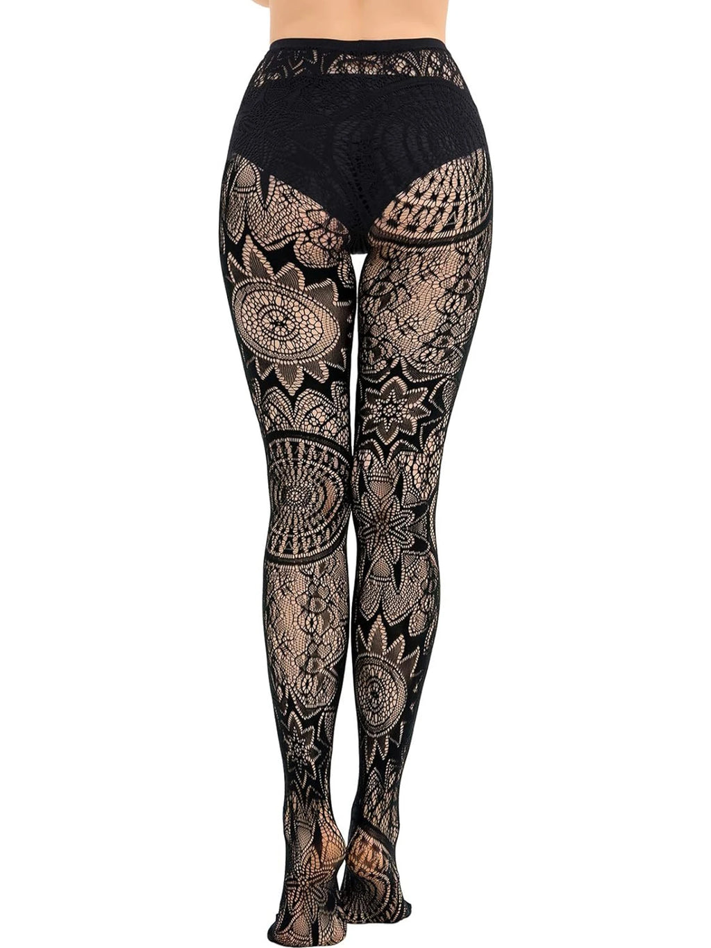 2024 neue Mode Mädchen Netzstrümpfe sexy Tattoo Spitzenstrümpfe Jacquard Spitze hohle Strumpfhosen