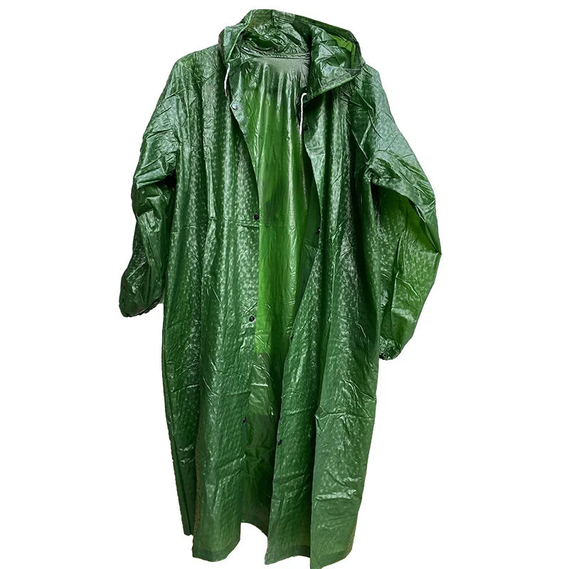 Verdickter PVC-Einweg-Arbeitsplatz-Kuhsehnen-Overall, Regenmantel für Erwachsene, großer Mantel in vielen Farben, wasserdicht, modern, einfach, S...