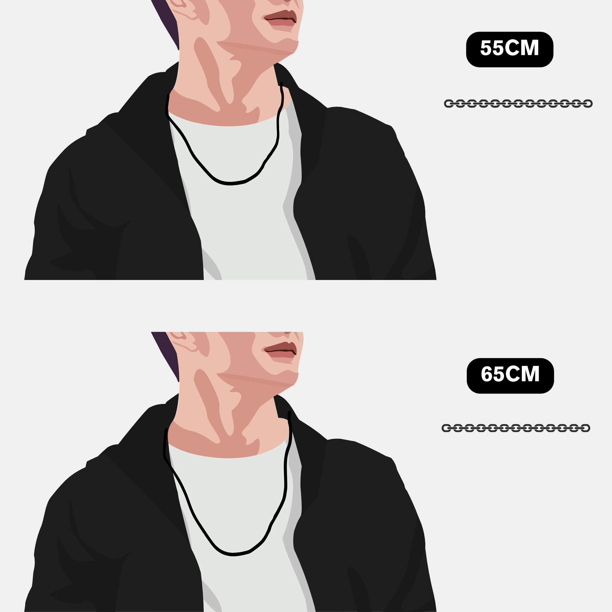 Carbon Fiber Mini Dog Tag Halskette