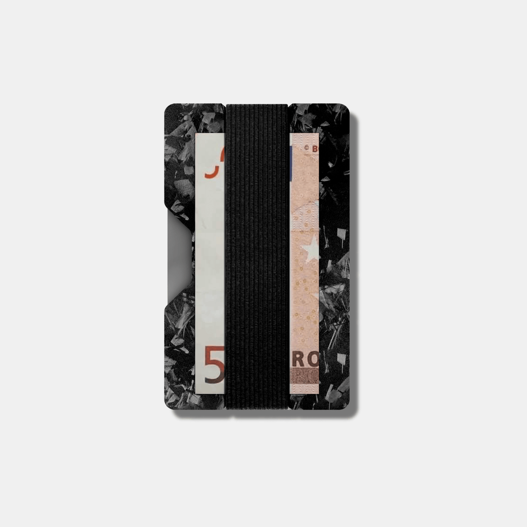 Forged Carbon Kartenetui | Münzfach | Geldband | RFID